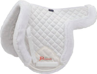 Shires Supa-Fleece Shaped Show Pad - White